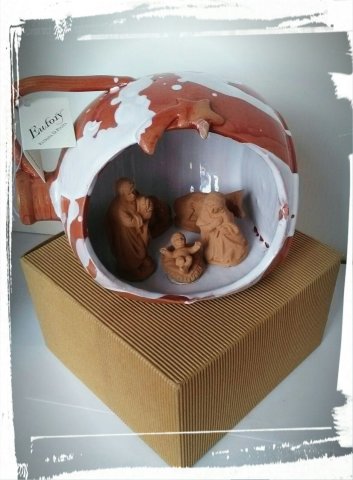 ceramica artistica siciliana collezione natale 2017